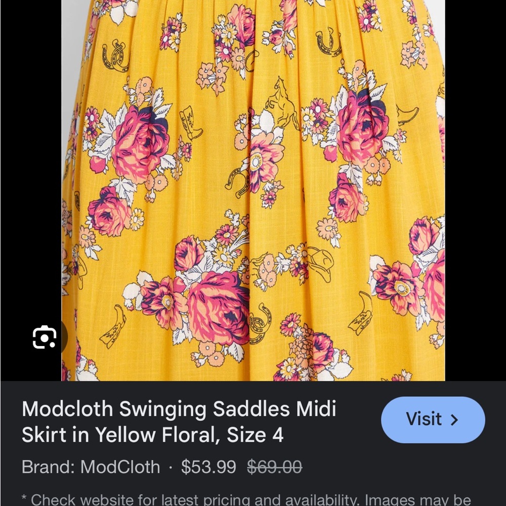 ModCloth Cowboy Skirt - Picture 4 of 5